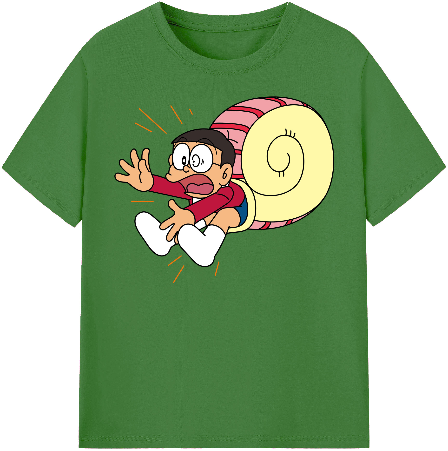 （画像用） ドラえもん 野比 のび太 Doraemon Nobita Nobi レディースカジュアルプリントTシャツ（綿100％）